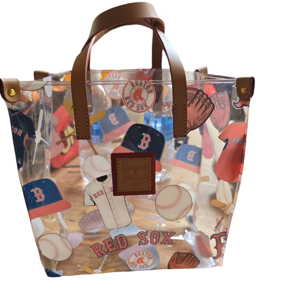 DOONEY AND BOURKE Acrylic PVC Red Sox Tote Bag